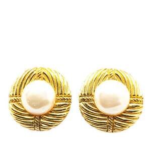 Chanel Clip-On Earrings Pearl #208019C43B